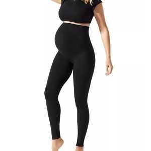 BLANQI Black Everyday Maternity Over the Belly Support Leggings Medium